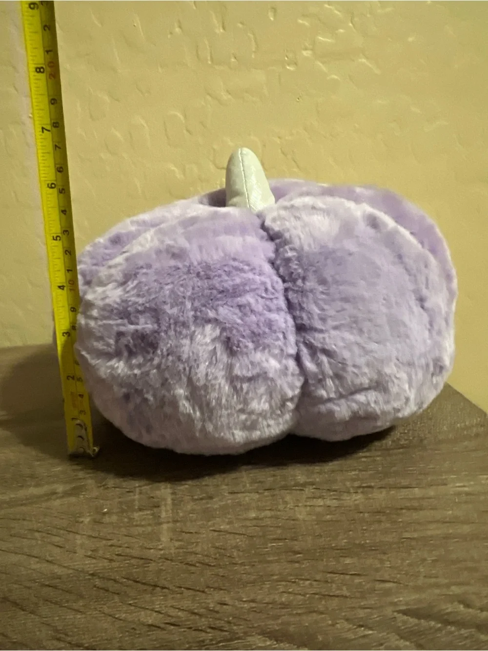Target Hyde & Eek Plush Pumpkin Throw Pillow Purple Silver Halloween NWT